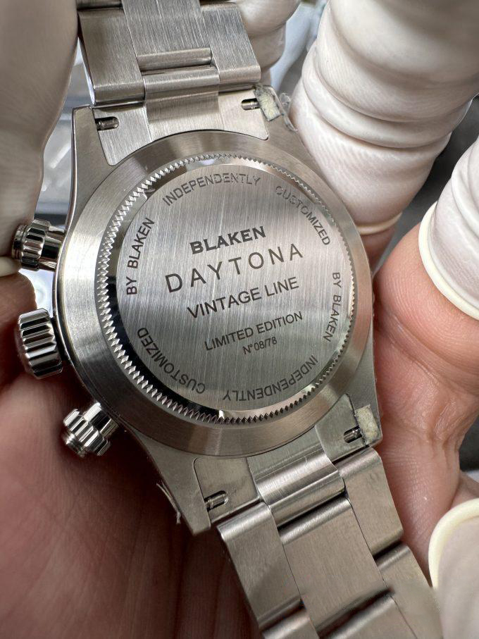 Premium Custom Paul Newman Daytona Blaken Daytona Vintage Line Limited Edition Base on Clean Factory 4130 Panda Daytona 07 Premium Custom Paul Newman Daytona Blaken Daytona Vintage Line Limited Edition Base on Clean Factory 4130 Panda Daytona 07